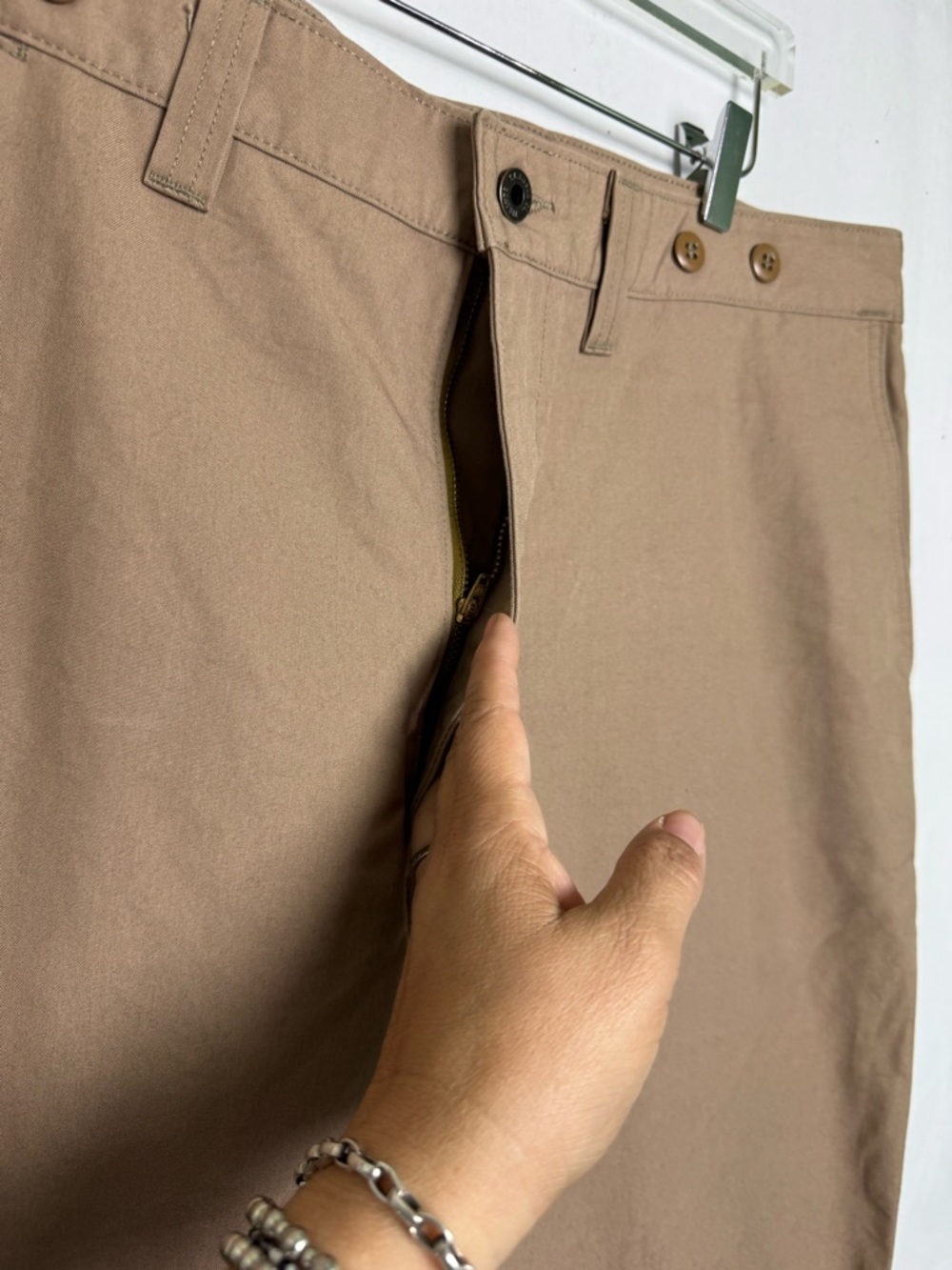 Filson Dry Shelter Cloth Pant MADE IN USA Camel Light Khaki Tan Dark CC Sz 42x30 - Picture 3 of 7
